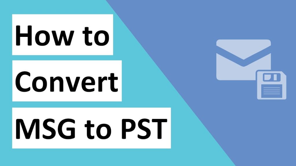 Extract your Single Email File to a PST File