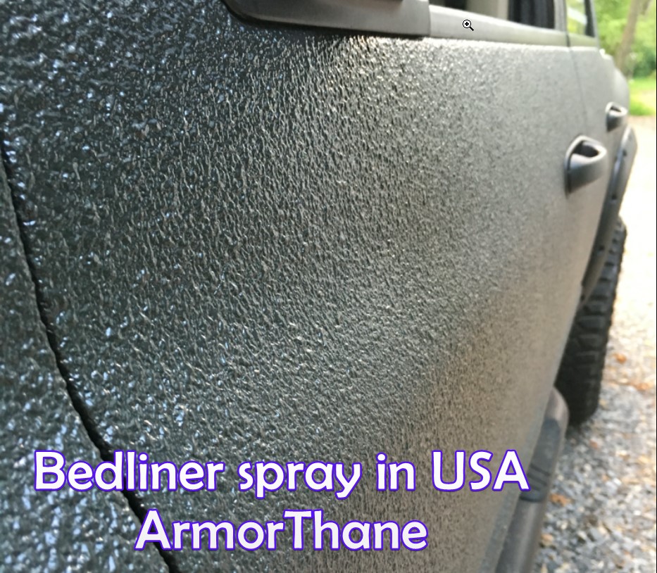 Bedliner spray in USA ArmorThane