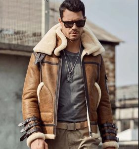 MENS SHEARLING JACKET