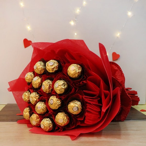 Chocolate-Bouquet Stunning Valentine Gifts For Husband Ideas In Town