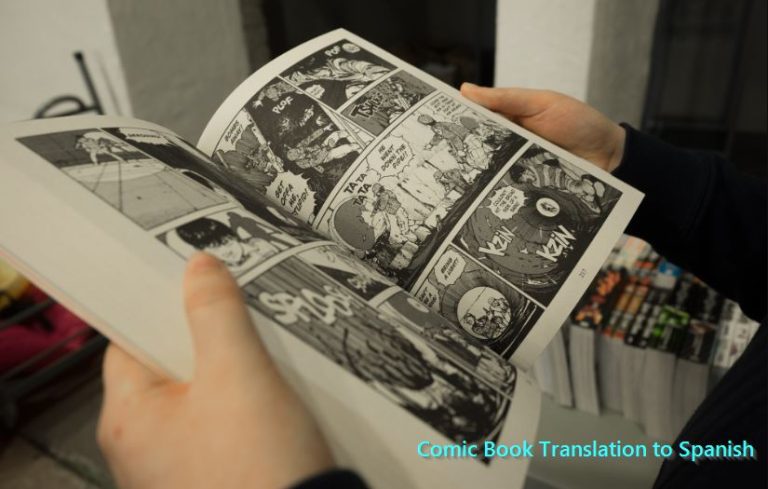 Comic Book Translation to Spanish