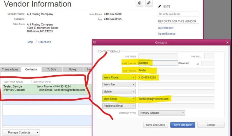 Enter New Customers and Vendors in QuickBooks Premier