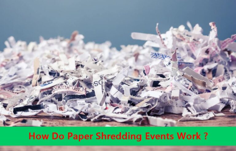 How Do Paper Shredding Events Work