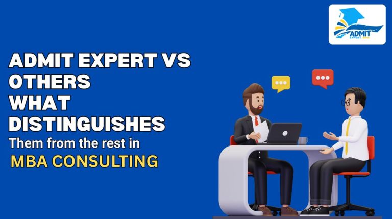 Admit Expert vs Others MBA Consulting