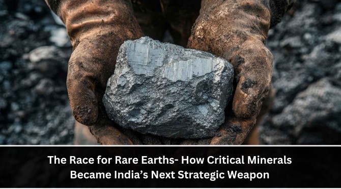india rare earths critical minerals strategic map production