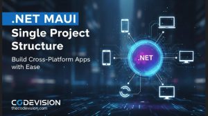 dotnet maui single project structure cross platform diagram