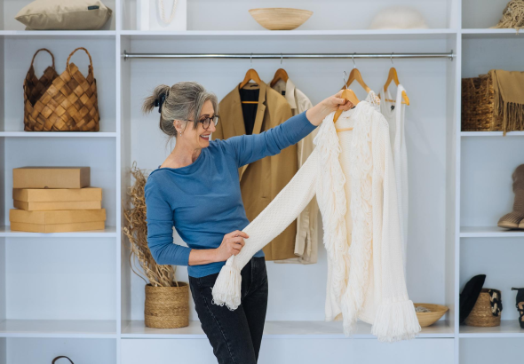 Organize a Small Beach Cottage Closet