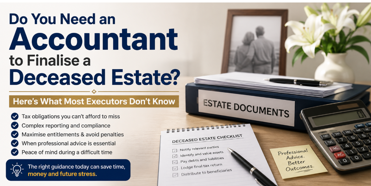Accountant to Finalise a Deceased Estate