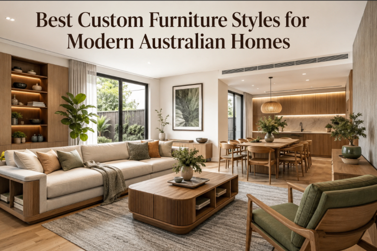 Custom Furniture Styles for Modern Australian Homes