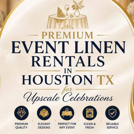 Premium Event Linen Rentals in Houston TX